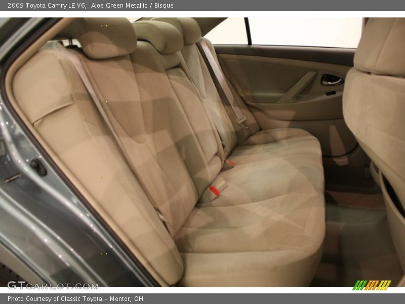 Aloe Green Metallic / Bisque 2009 Toyota Camry LE V6