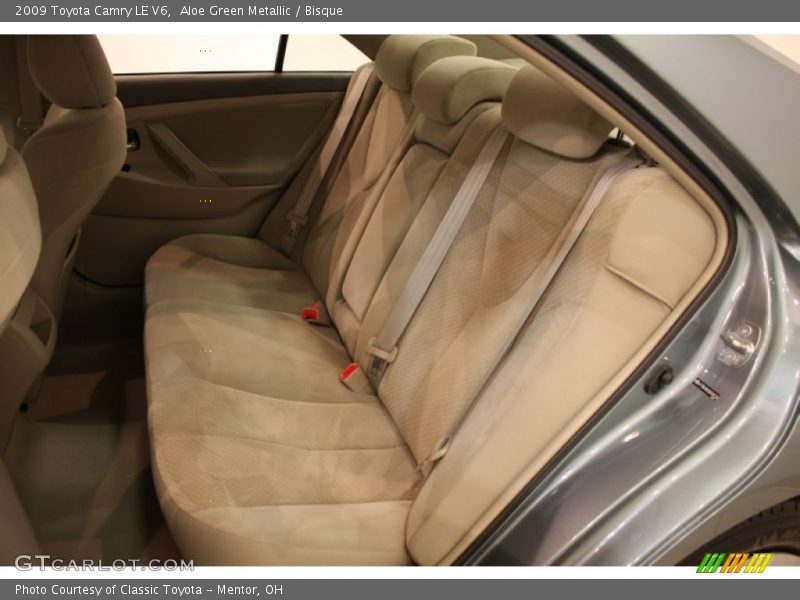 Aloe Green Metallic / Bisque 2009 Toyota Camry LE V6