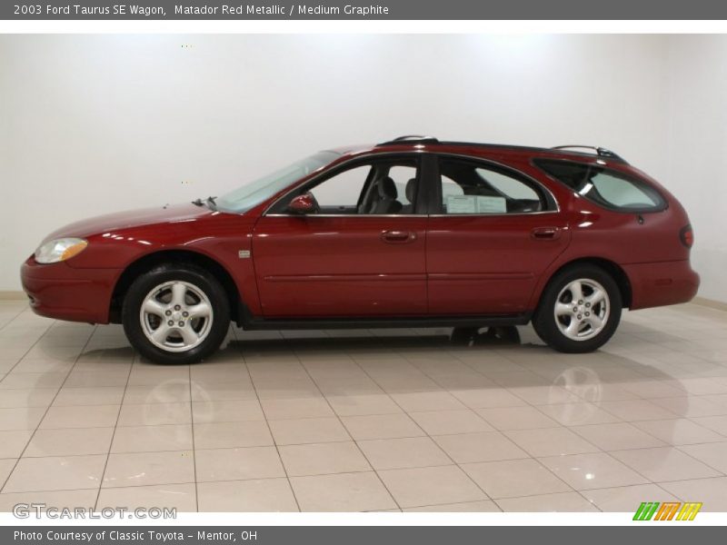 Matador Red Metallic / Medium Graphite 2003 Ford Taurus SE Wagon
