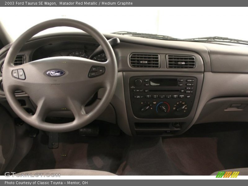Matador Red Metallic / Medium Graphite 2003 Ford Taurus SE Wagon