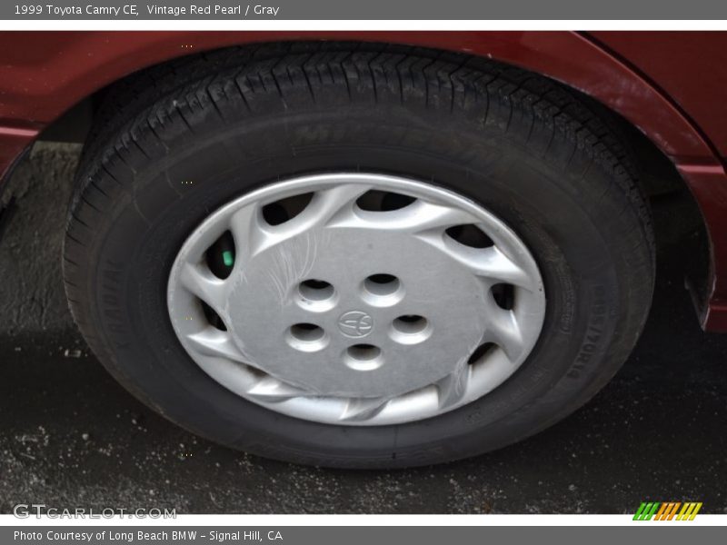 Vintage Red Pearl / Gray 1999 Toyota Camry CE