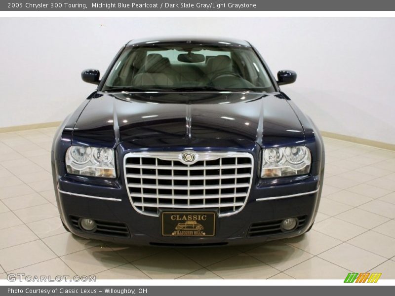 Midnight Blue Pearlcoat / Dark Slate Gray/Light Graystone 2005 Chrysler 300 Touring