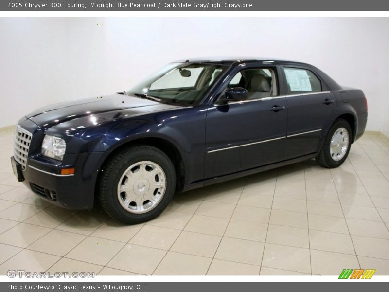 Midnight Blue Pearlcoat / Dark Slate Gray/Light Graystone 2005 Chrysler 300 Touring