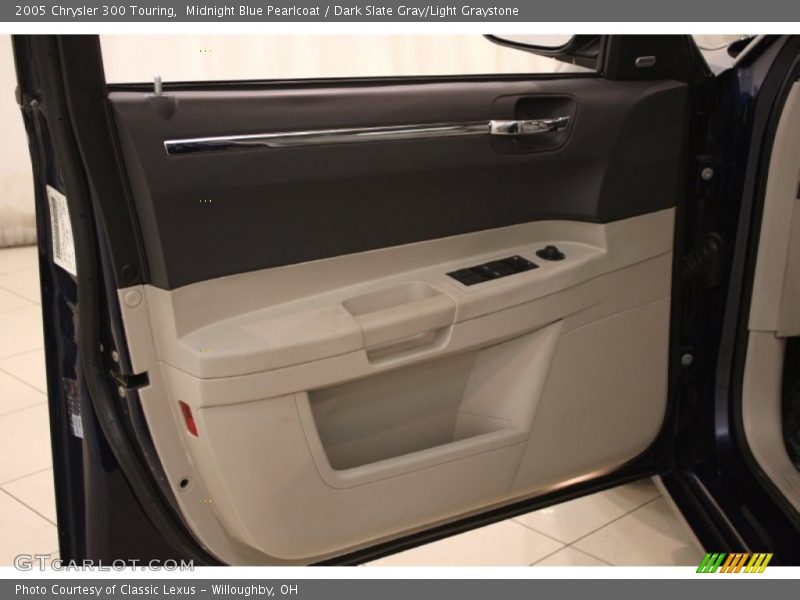 Midnight Blue Pearlcoat / Dark Slate Gray/Light Graystone 2005 Chrysler 300 Touring