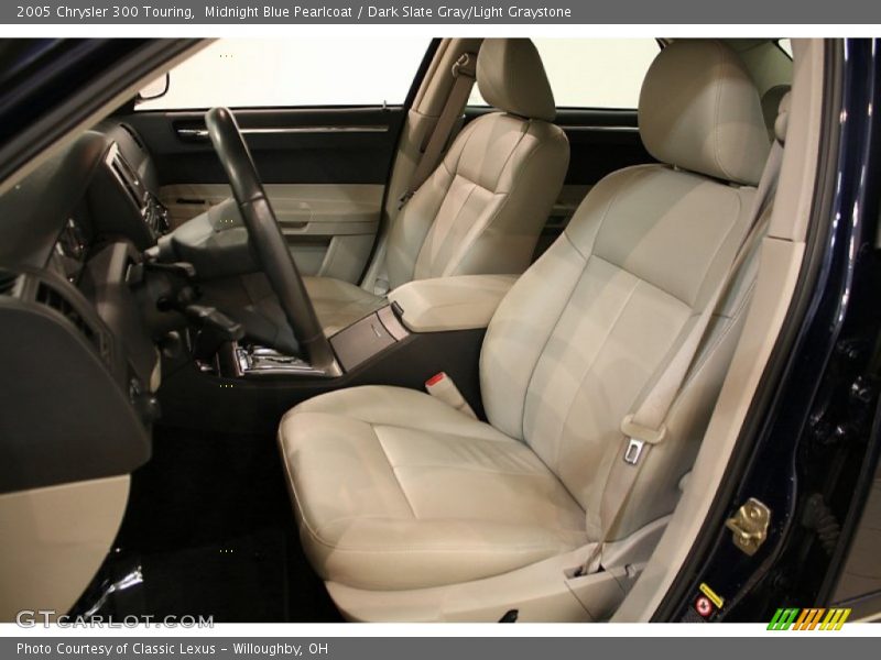 Midnight Blue Pearlcoat / Dark Slate Gray/Light Graystone 2005 Chrysler 300 Touring