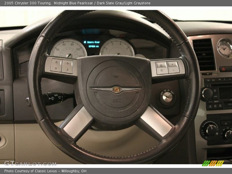 Midnight Blue Pearlcoat / Dark Slate Gray/Light Graystone 2005 Chrysler 300 Touring