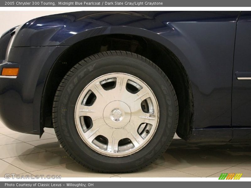 Midnight Blue Pearlcoat / Dark Slate Gray/Light Graystone 2005 Chrysler 300 Touring