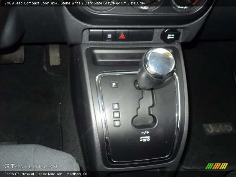 Stone White / Dark Slate Gray/Medium Slate Gray 2009 Jeep Compass Sport 4x4