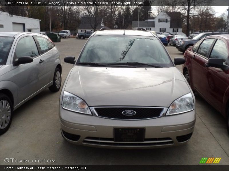 Pueblo Gold Metallic / Dark Pebble/Light Pebble 2007 Ford Focus ZXW SES Wagon