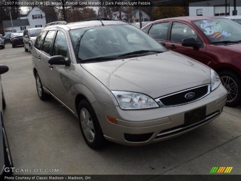 Pueblo Gold Metallic / Dark Pebble/Light Pebble 2007 Ford Focus ZXW SES Wagon