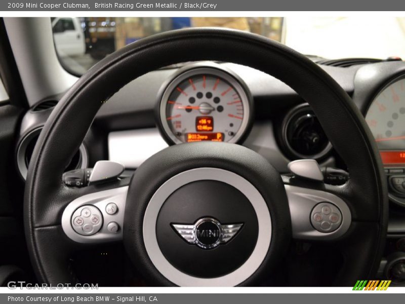 British Racing Green Metallic / Black/Grey 2009 Mini Cooper Clubman