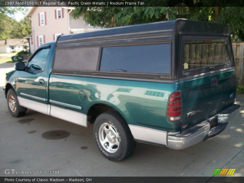Pacific Green Metallic / Medium Prairie Tan 1997 Ford F150 XLT Regular Cab
