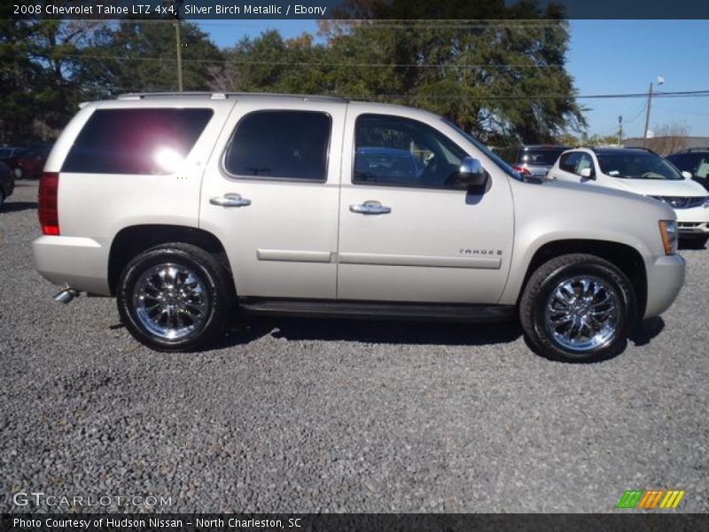 Silver Birch Metallic / Ebony 2008 Chevrolet Tahoe LTZ 4x4