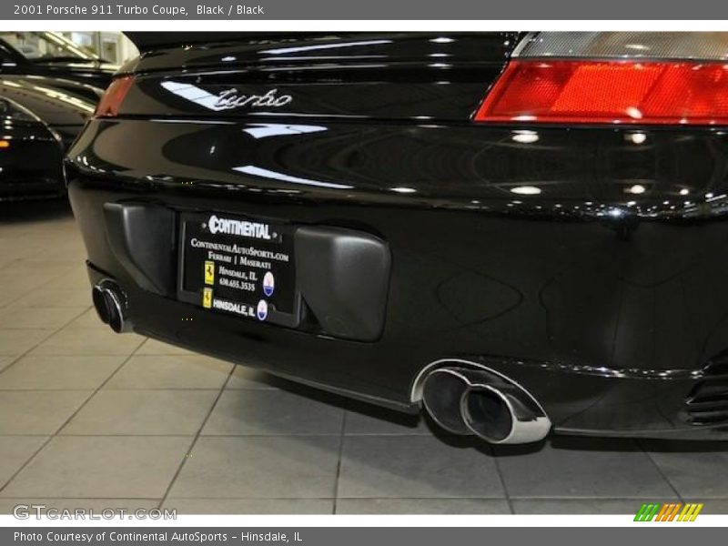 Black / Black 2001 Porsche 911 Turbo Coupe