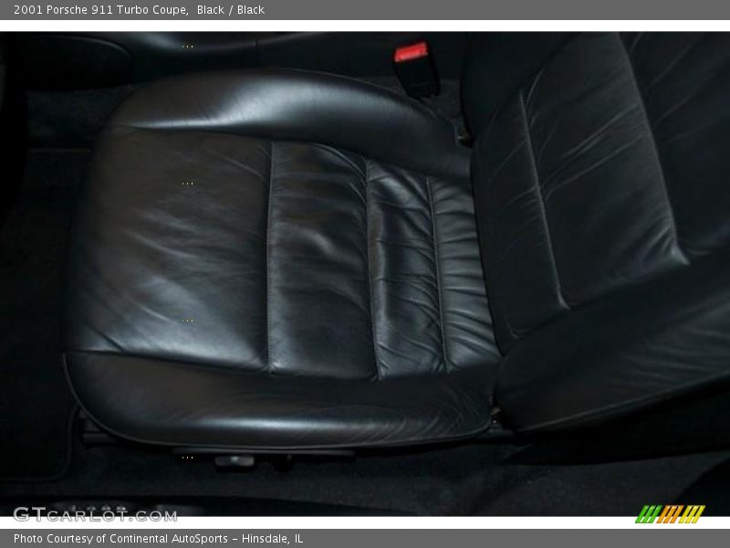 Black / Black 2001 Porsche 911 Turbo Coupe