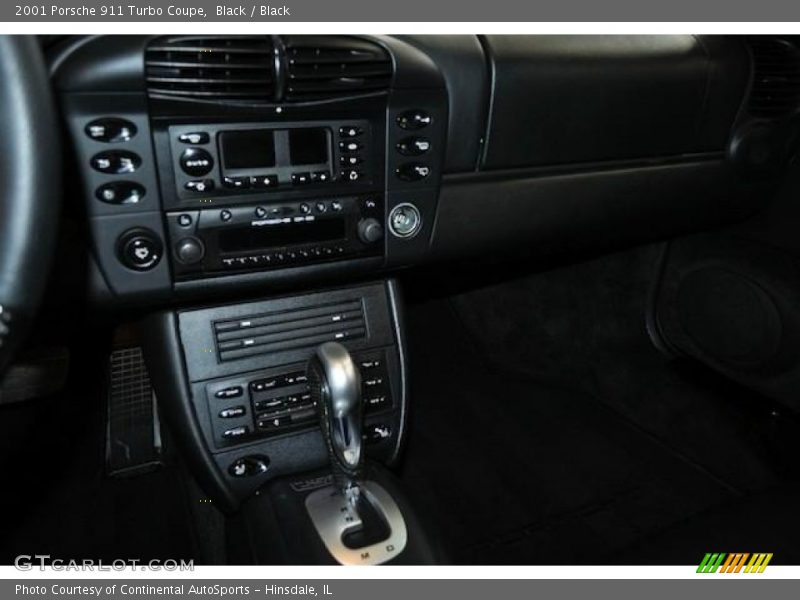 Black / Black 2001 Porsche 911 Turbo Coupe