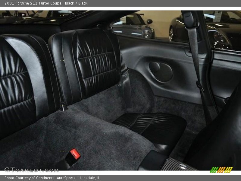 Black / Black 2001 Porsche 911 Turbo Coupe