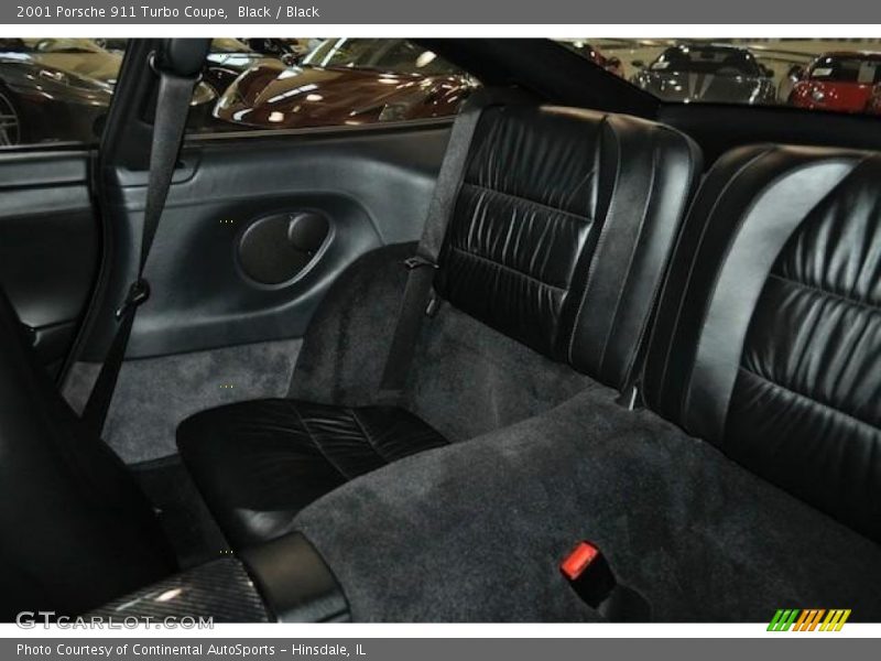 Black / Black 2001 Porsche 911 Turbo Coupe