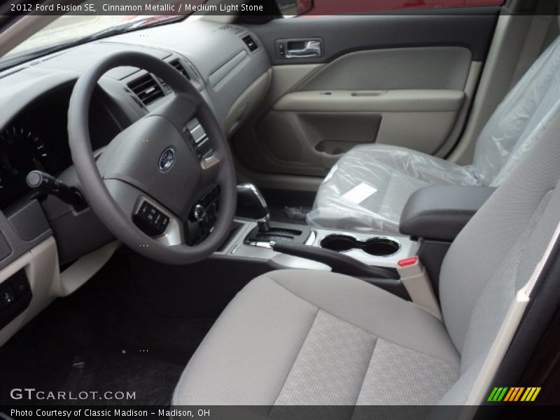 Cinnamon Metallic / Medium Light Stone 2012 Ford Fusion SE