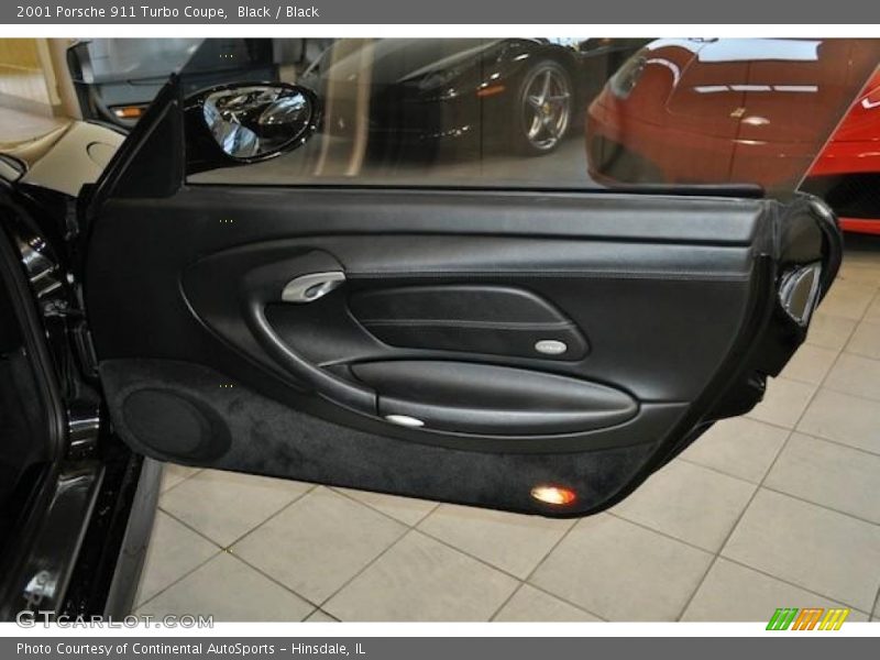 Black / Black 2001 Porsche 911 Turbo Coupe