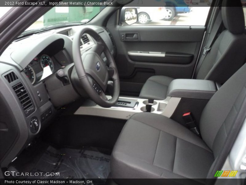 Ingot Silver Metallic / Charcoal Black 2012 Ford Escape XLT