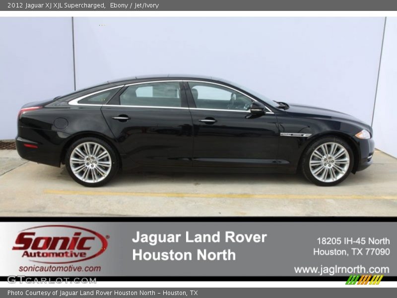 Ebony / Jet/Ivory 2012 Jaguar XJ XJL Supercharged