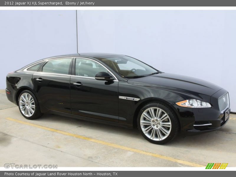 Ebony / Jet/Ivory 2012 Jaguar XJ XJL Supercharged