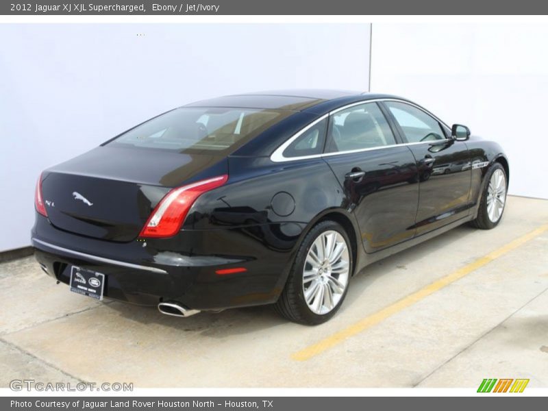 Ebony / Jet/Ivory 2012 Jaguar XJ XJL Supercharged