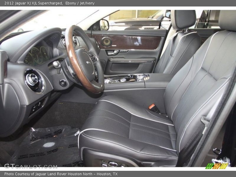 Ebony / Jet/Ivory 2012 Jaguar XJ XJL Supercharged