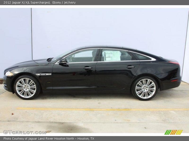Ebony / Jet/Ivory 2012 Jaguar XJ XJL Supercharged