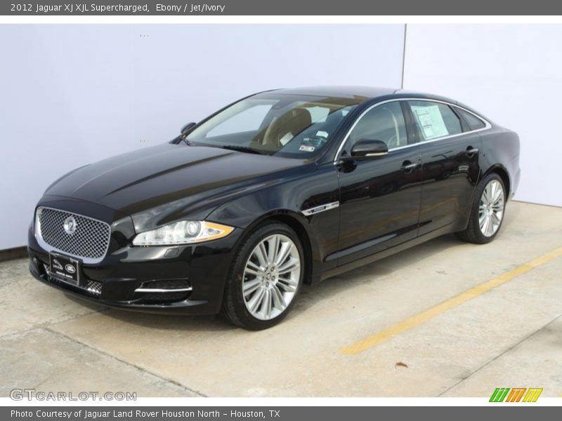 Ebony / Jet/Ivory 2012 Jaguar XJ XJL Supercharged