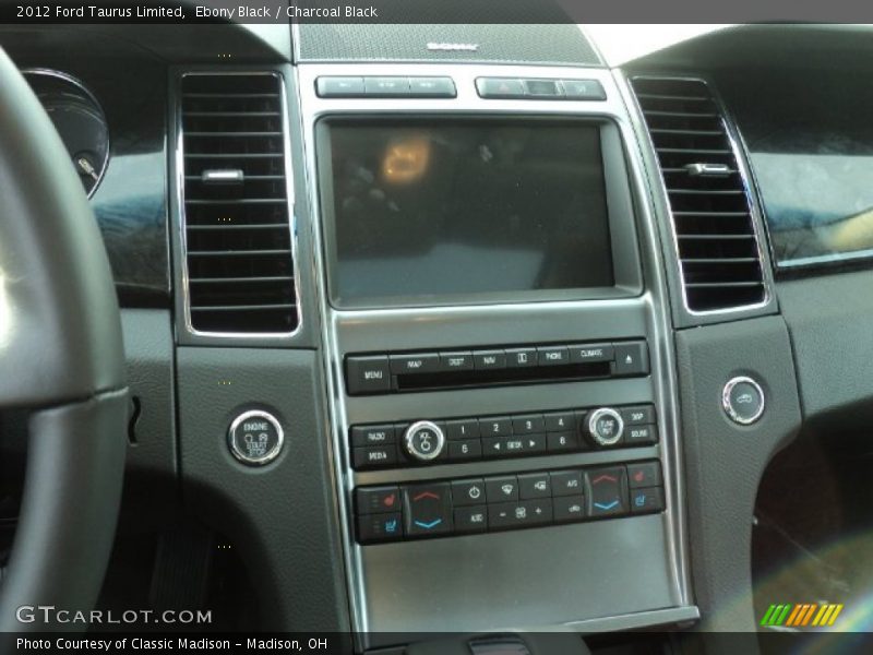 Ebony Black / Charcoal Black 2012 Ford Taurus Limited