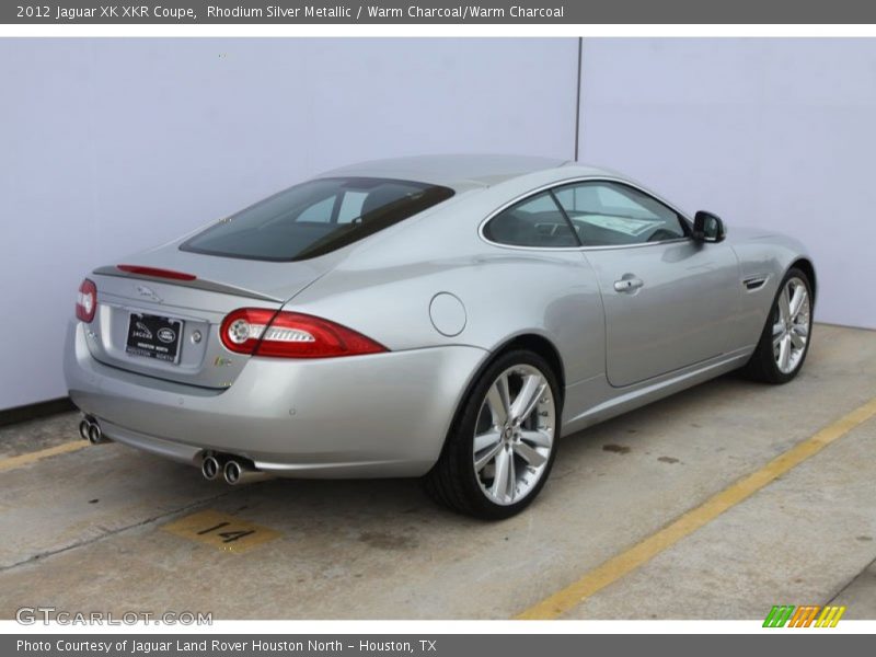 Rhodium Silver Metallic / Warm Charcoal/Warm Charcoal 2012 Jaguar XK XKR Coupe