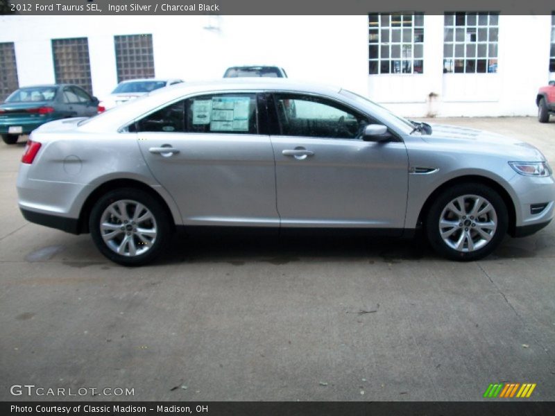 Ingot Silver / Charcoal Black 2012 Ford Taurus SEL