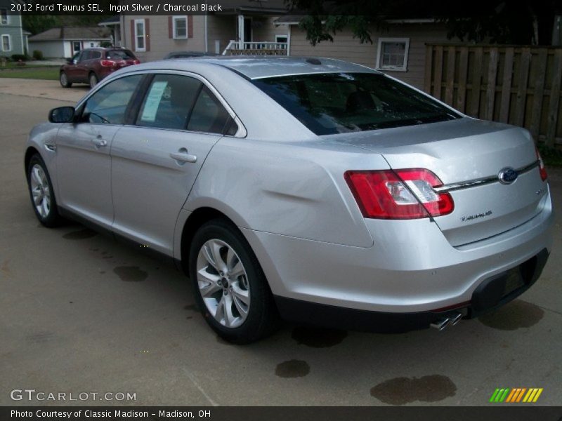 Ingot Silver / Charcoal Black 2012 Ford Taurus SEL
