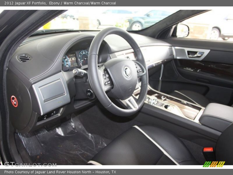 Ebony / Warm Charcoal/Warm Charcoal 2012 Jaguar XF Portfolio
