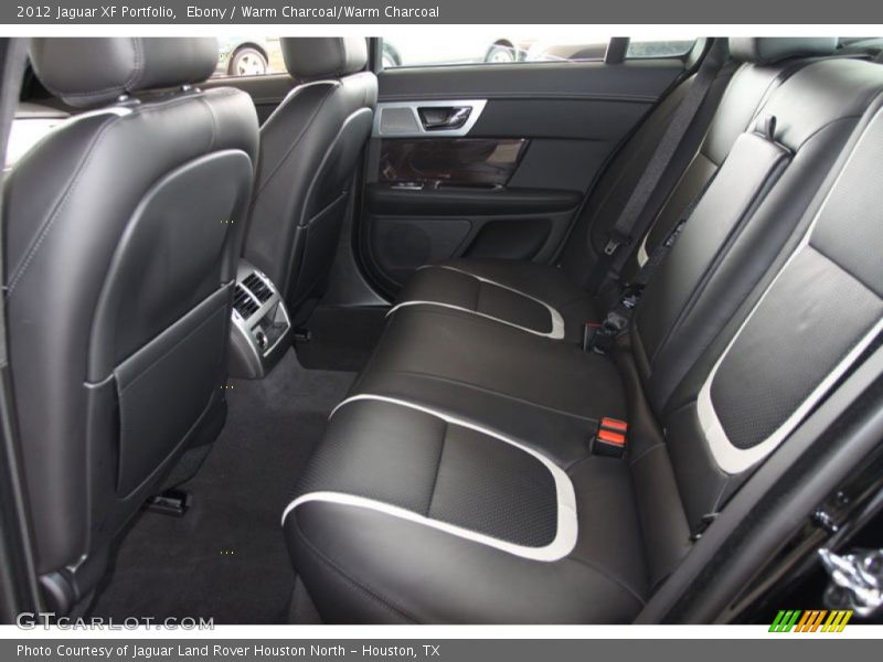 Ebony / Warm Charcoal/Warm Charcoal 2012 Jaguar XF Portfolio