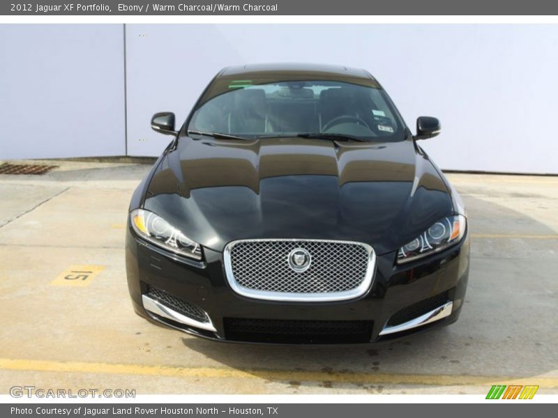 Ebony / Warm Charcoal/Warm Charcoal 2012 Jaguar XF Portfolio