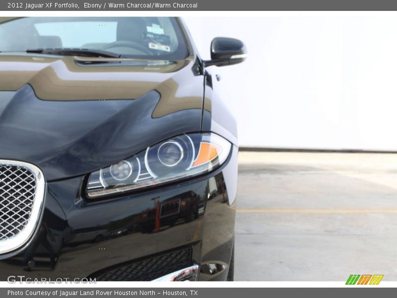 Ebony / Warm Charcoal/Warm Charcoal 2012 Jaguar XF Portfolio