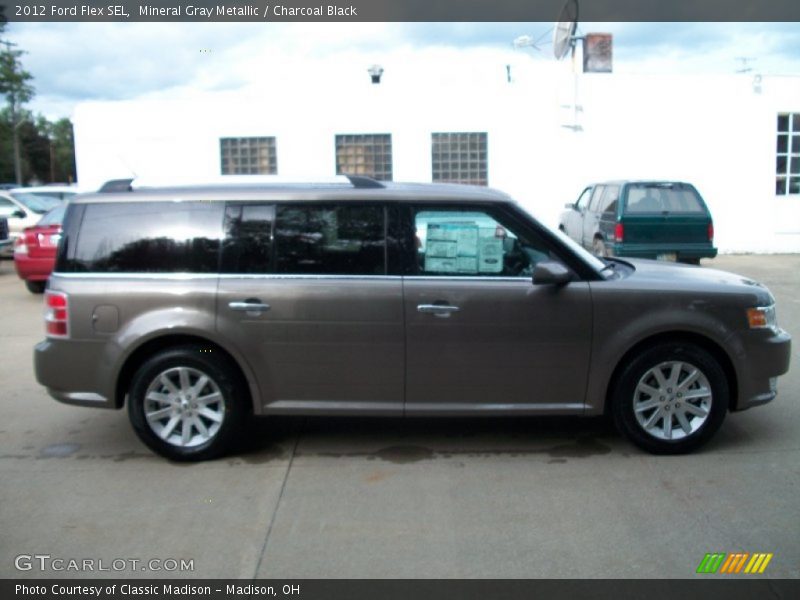 Mineral Gray Metallic / Charcoal Black 2012 Ford Flex SEL