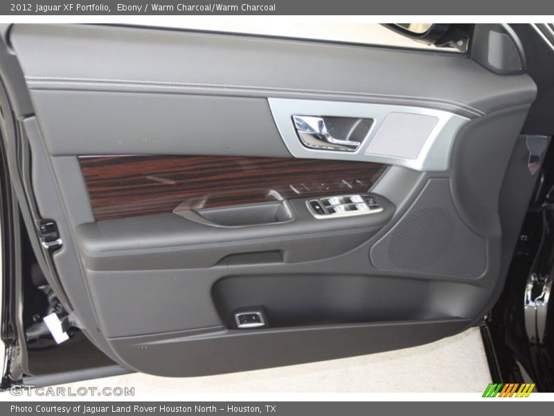 Ebony / Warm Charcoal/Warm Charcoal 2012 Jaguar XF Portfolio