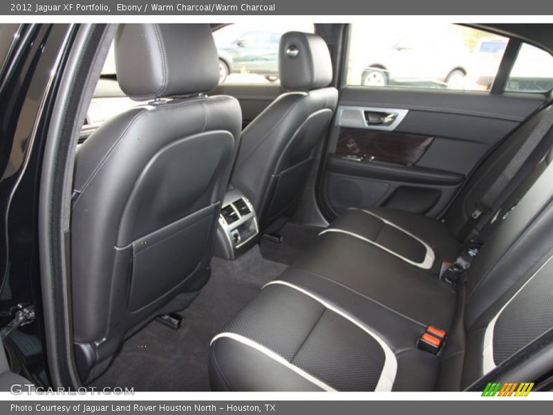 Ebony / Warm Charcoal/Warm Charcoal 2012 Jaguar XF Portfolio