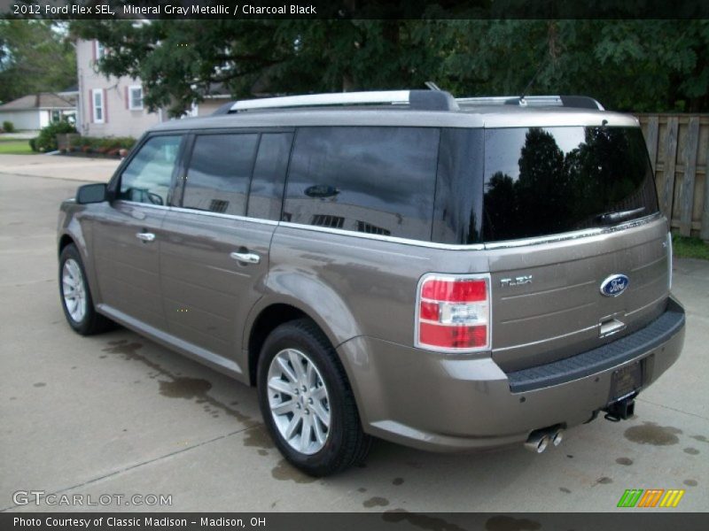 Mineral Gray Metallic / Charcoal Black 2012 Ford Flex SEL