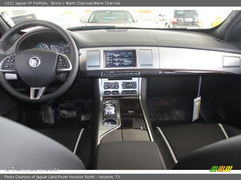Ebony / Warm Charcoal/Warm Charcoal 2012 Jaguar XF Portfolio