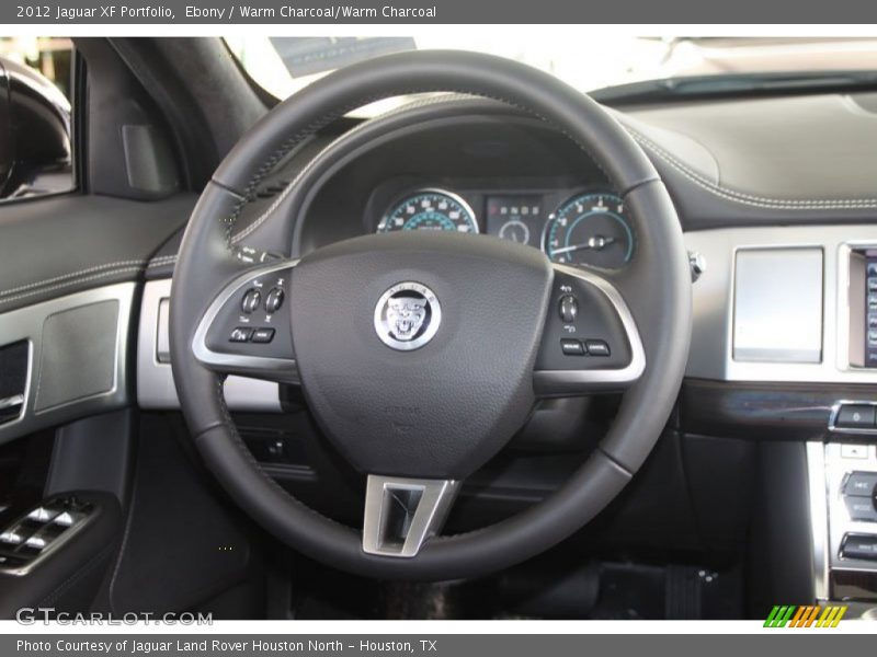 Ebony / Warm Charcoal/Warm Charcoal 2012 Jaguar XF Portfolio