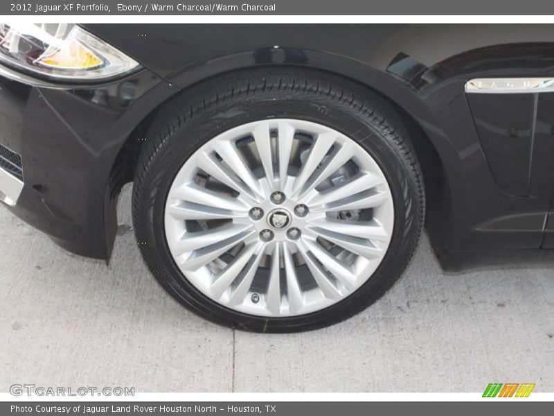 Ebony / Warm Charcoal/Warm Charcoal 2012 Jaguar XF Portfolio