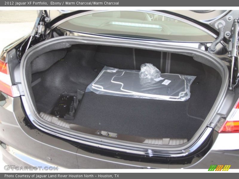 Ebony / Warm Charcoal/Warm Charcoal 2012 Jaguar XF Portfolio