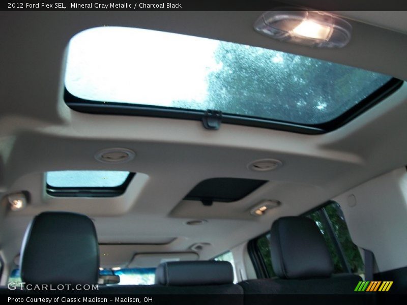 Mineral Gray Metallic / Charcoal Black 2012 Ford Flex SEL