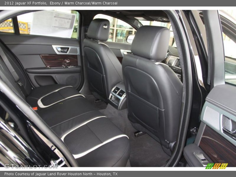 Ebony / Warm Charcoal/Warm Charcoal 2012 Jaguar XF Portfolio