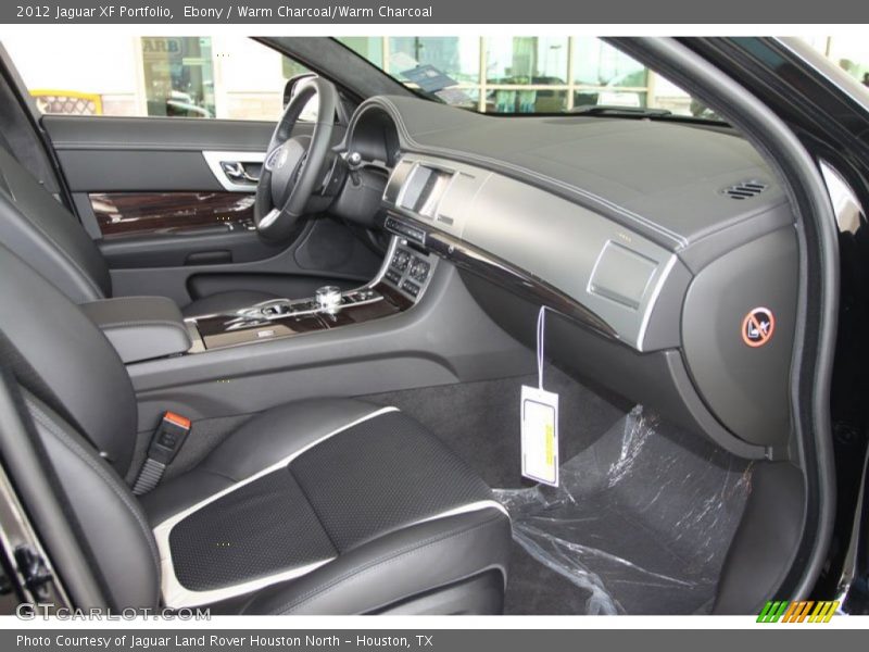 Ebony / Warm Charcoal/Warm Charcoal 2012 Jaguar XF Portfolio